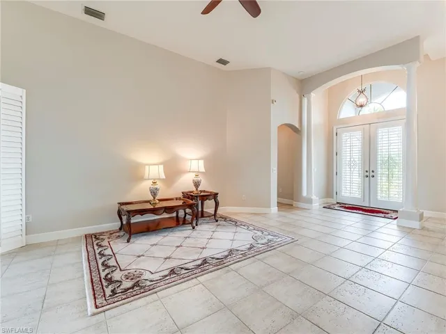 Formal living room upon entry