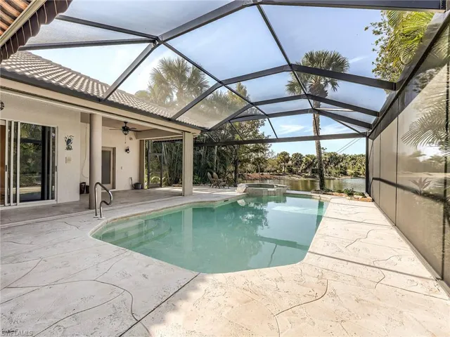 Pool & spa with solar and electric heat