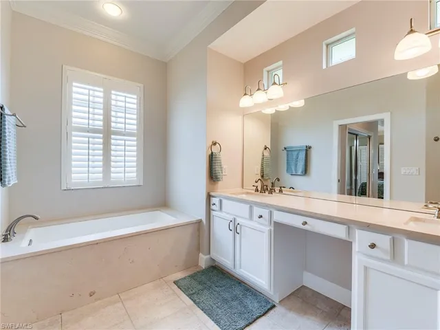 New cabinets, countertop and even a new tub