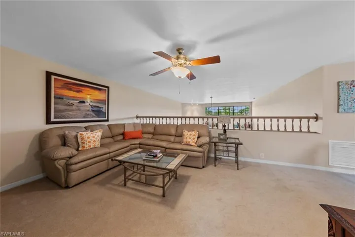 Carpeted living area