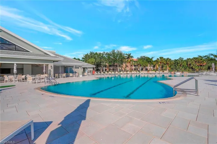 Brand new resort style pool with lap lane