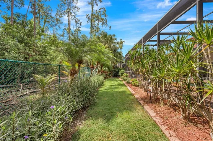Perfectly manicured yard