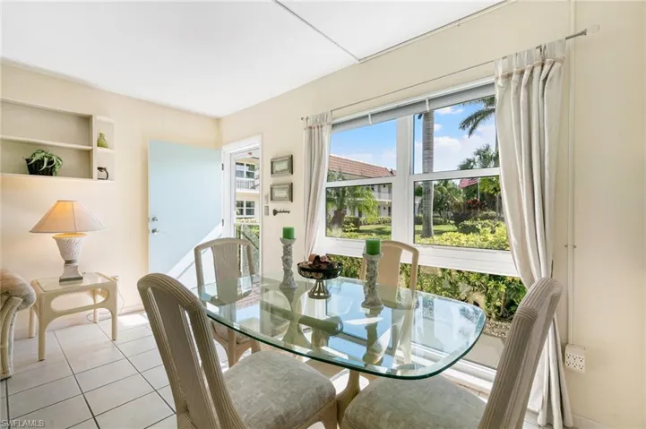 View of dining space