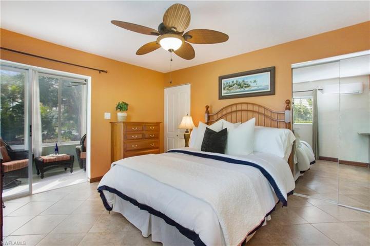 The Bedroom features an ensuite Bathroom, high ceilings, ample closet space and plenty of natural lighting!
