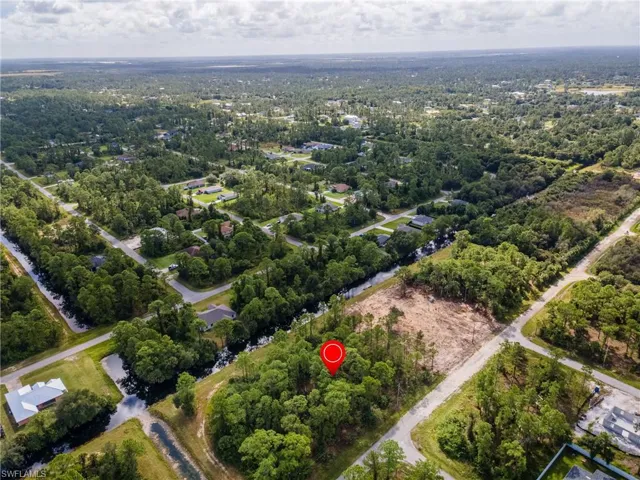 Aerial overview of property's location