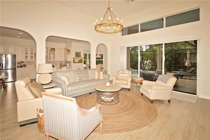 Greatroom open to the gourmet kitchen