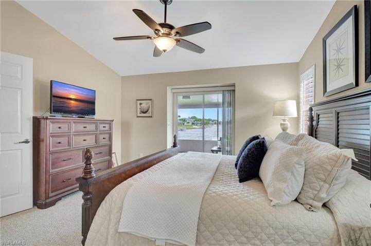 Primary Bedroom with a view of the lake.