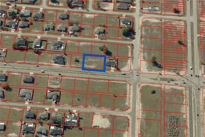 Aerial Parcel Map. Displaying the property highlighted in blue within the surveyed area