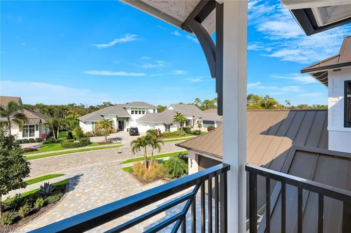 Balcony with a residential view