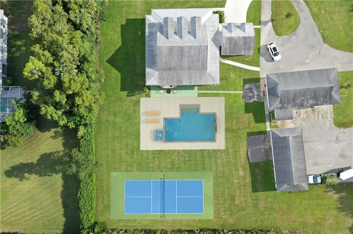 Rendering of Pool and Pickleball Court