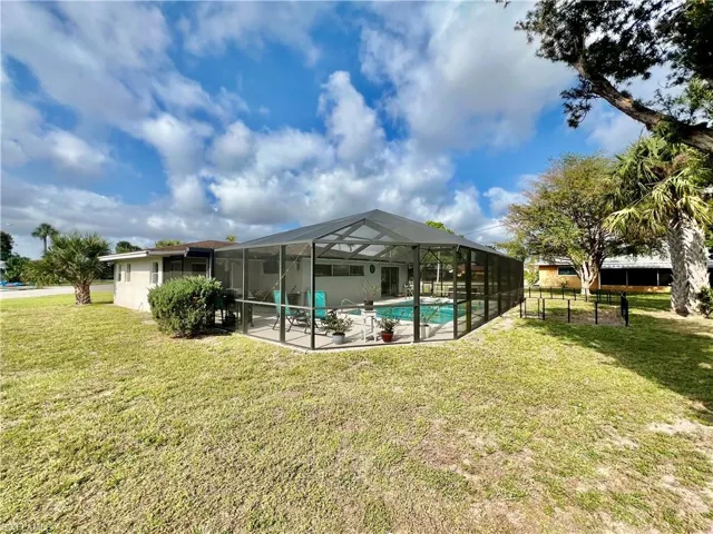 Spacious corner lot.