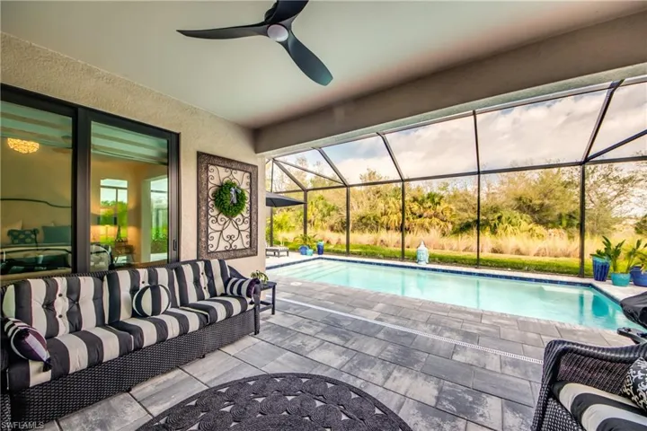 View of pool