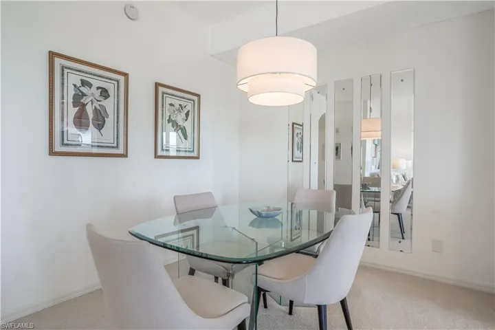 View of dining area