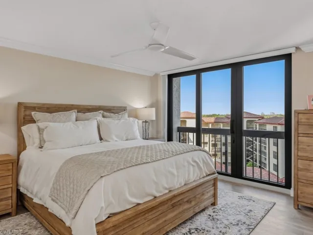 Primary bedroom with views
