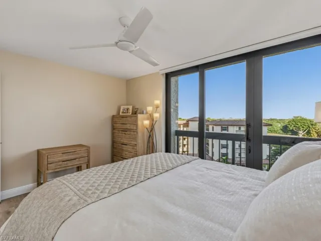Guest bedroom with views