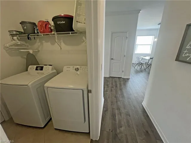 Washer and dryer in separate room