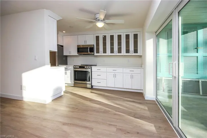 Living Area & Kitchen