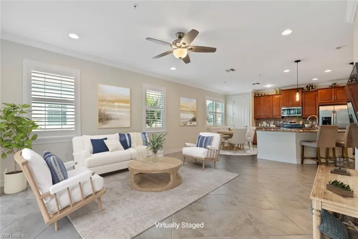 Living Room Virtually Furnished
