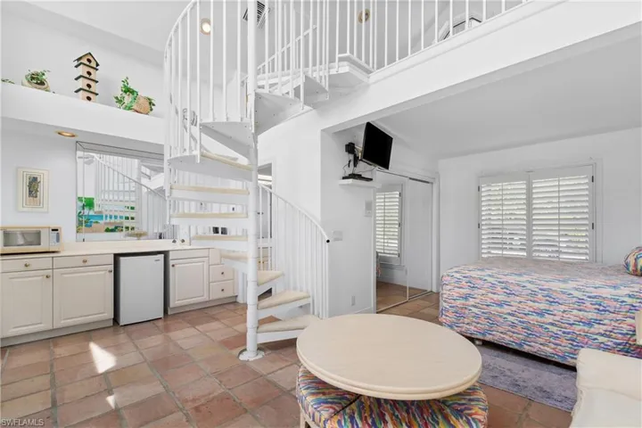 Cabana has a bedroom, separate den or sleeping area, bath and kitchenette area.A nice getaway area