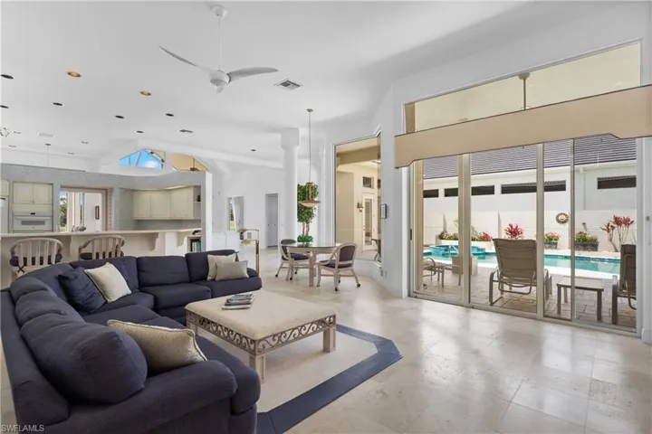 Open and airy with two family rooms to enjoy