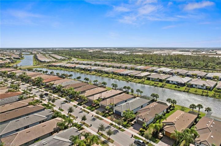 Aerial of the home