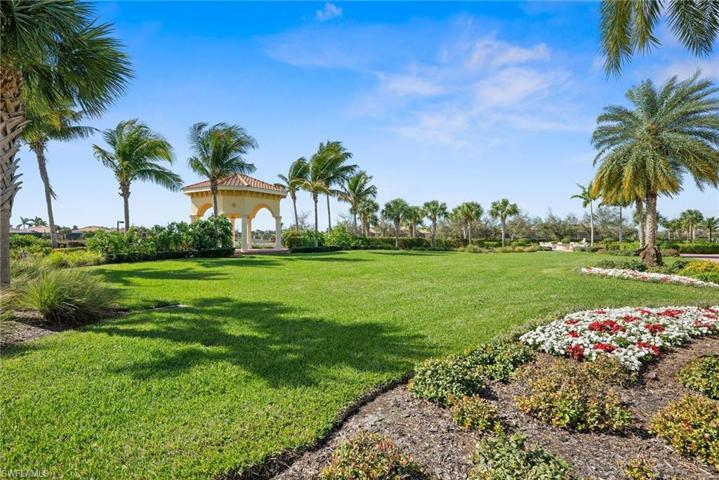 Lush gardens