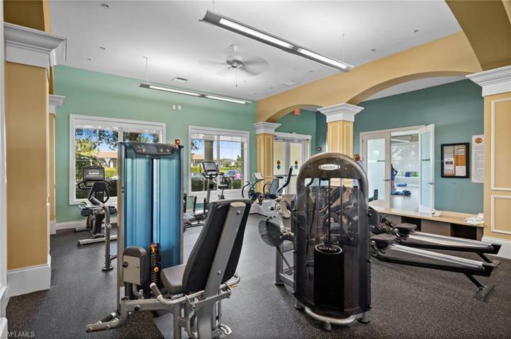 One of the many fitness areas