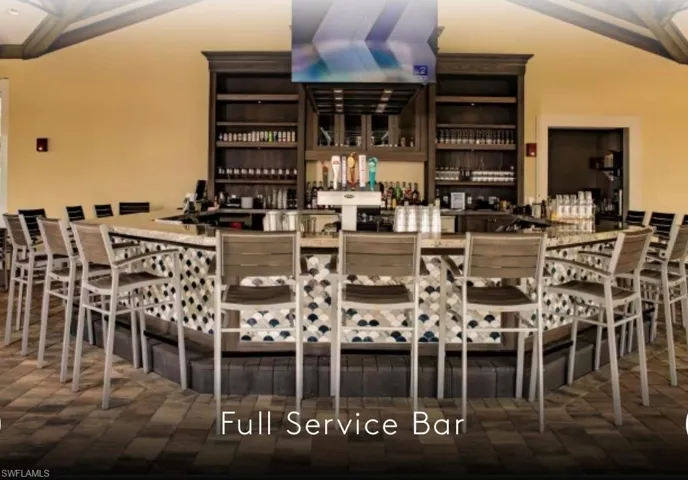 Drinks at the bar