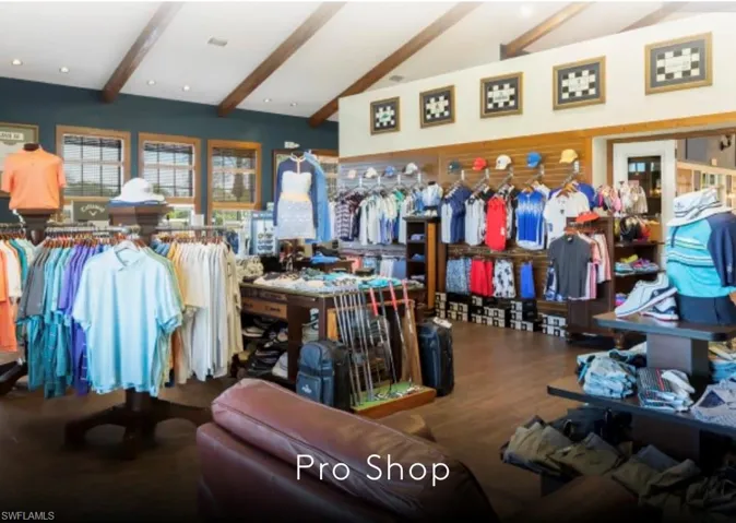 golf shop in the clubhouse