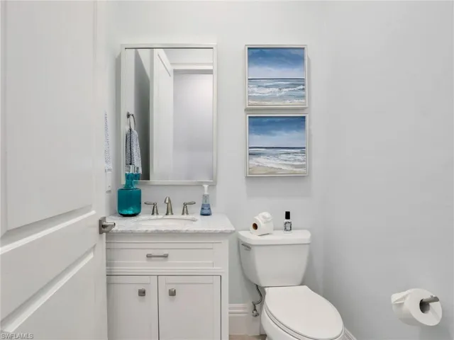 Powder room for guests