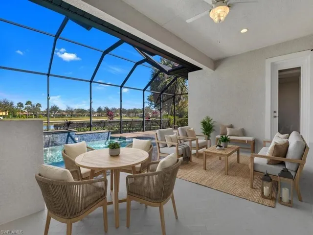 Long Covered Area On Pool Lanai (virtual furniture)