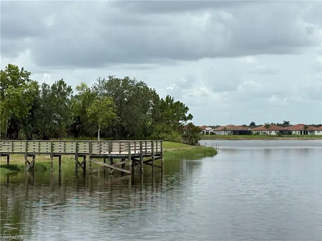 Dock featuring a water view