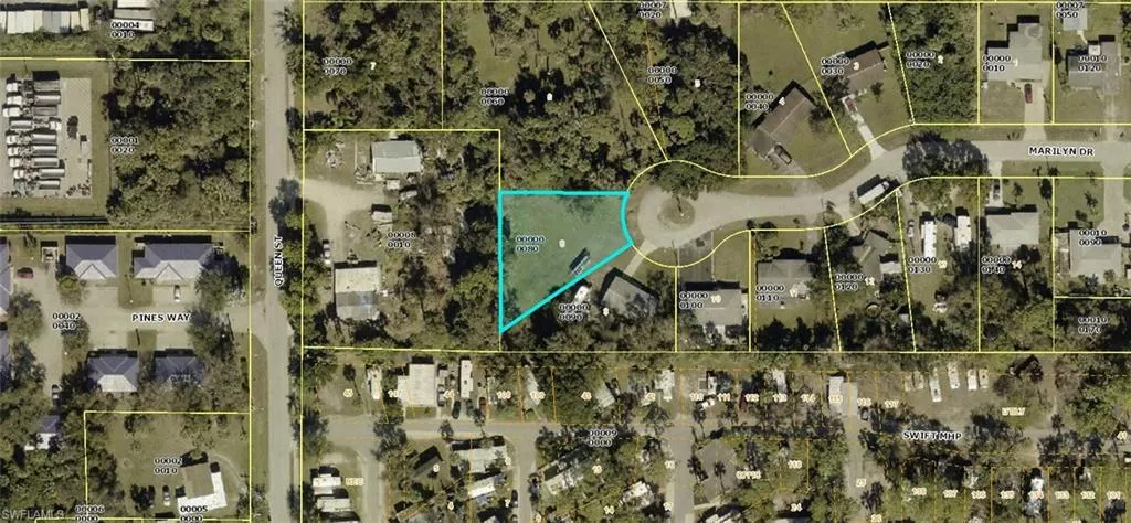 Map of property location featuring property boundaries highlighted