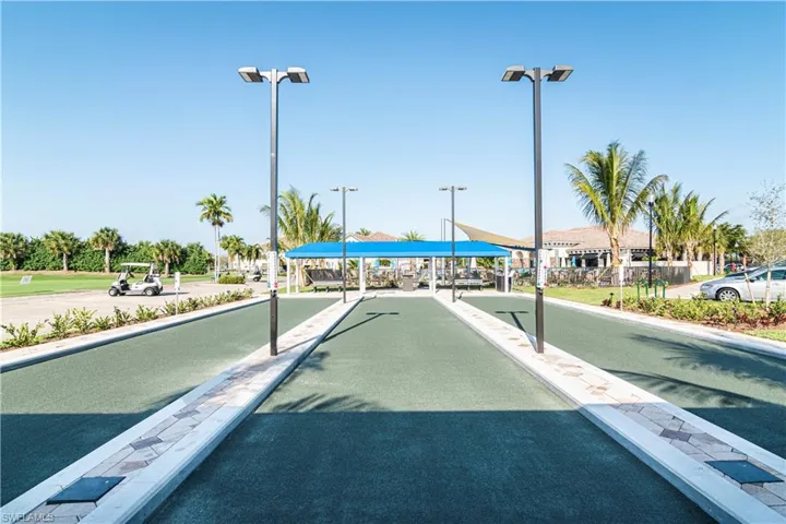 Bocce Ball (3 lanes), also Tennis, PickleBall, Cycling and Walking trail street lane
