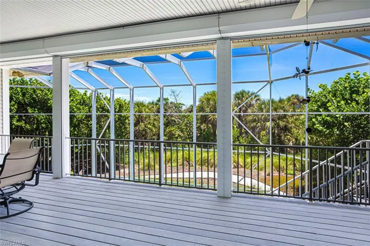 View of deck