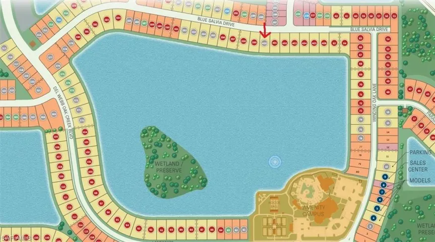 Map - Homesite 400 on South Lake View