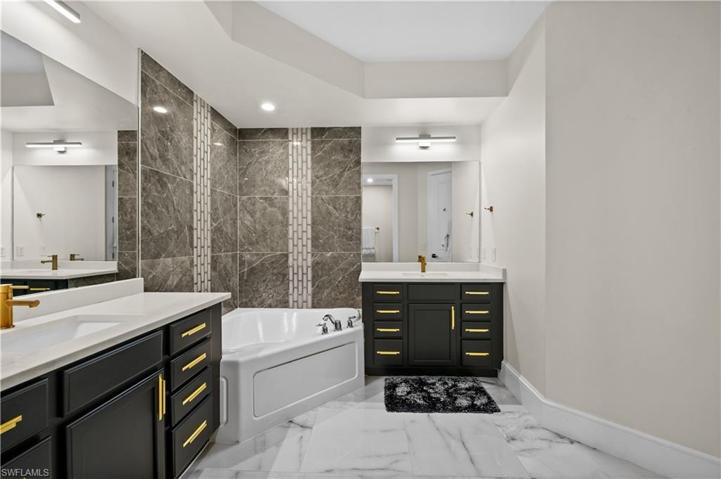 Porcelain Tile and Quartz  Countertops
