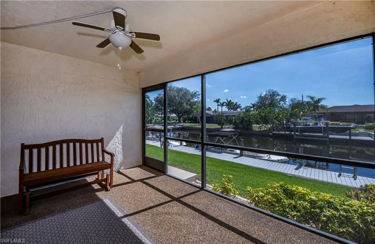 Waterfront view on lanai