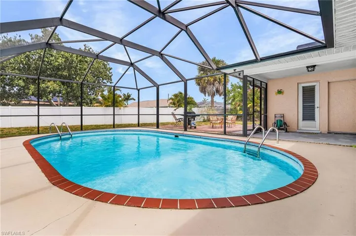 easy access to pool bath, family room and primary bedroom