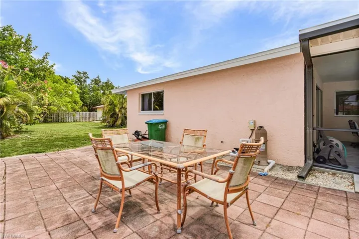 Outdoor patio for grilling and entertainment