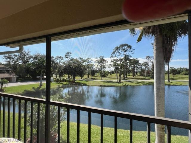 View of the pond