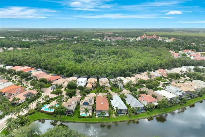 Aerial view of property's location