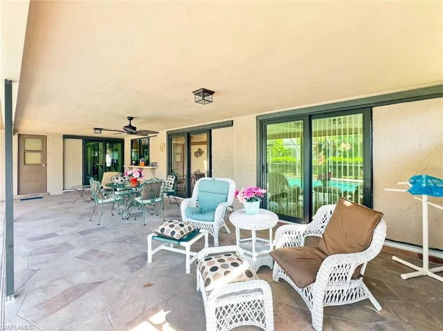 View of patio