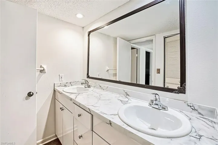 UPSTAIRS GUEST BATH with DOUBLE SINKS