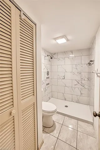 MASTER / PRIMARY SHOWER and LINEN CLOSET
