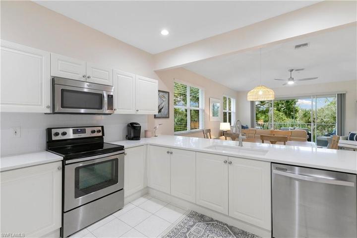 Lots of cabinets space plus a pantry
