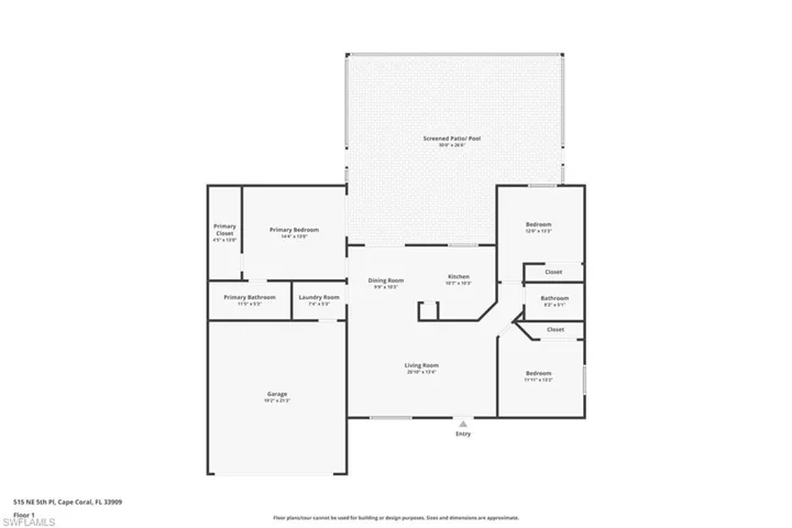 View of room layout