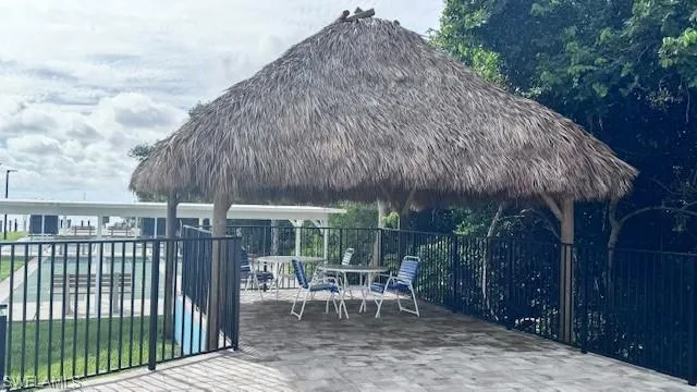 Poolside Tiki Hut