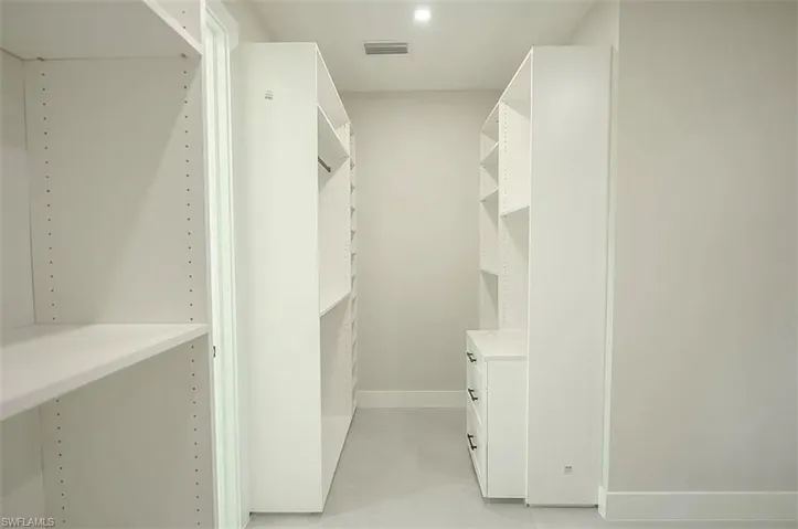 View of spacious closet