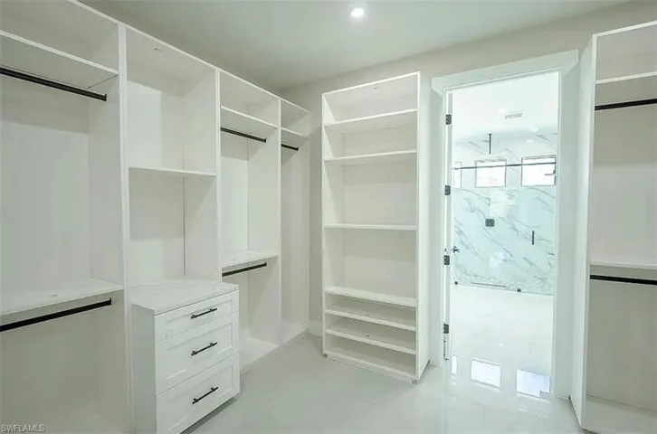 View of spacious closet